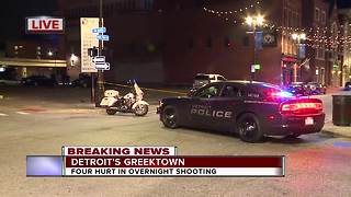 Four shot overnight in Detroit's Greektown