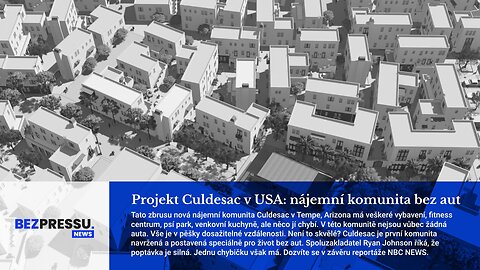 Projekt Culdesac v USA: nájemní komunita bez aut
