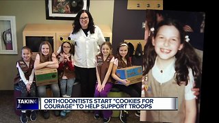 Metro Detroit orthodontists collect hundreds of boxes of Girl Scout cookies for troops overseas