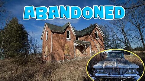 Abandoned 1900s Ontario Farm House with Abandoned Cars! (RANDOM DISCOVERY!!)