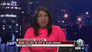 Man killed in Fort Pierce hit-and-run crash