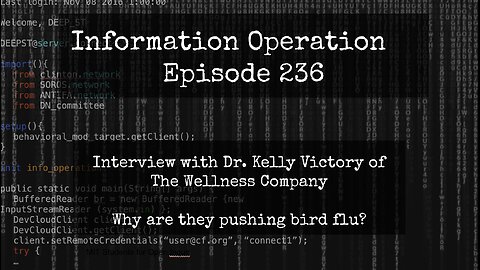IO Episode 236 - Dr. Kelly Victory - Why Are They Pushing Bird Flu? 4/27/24