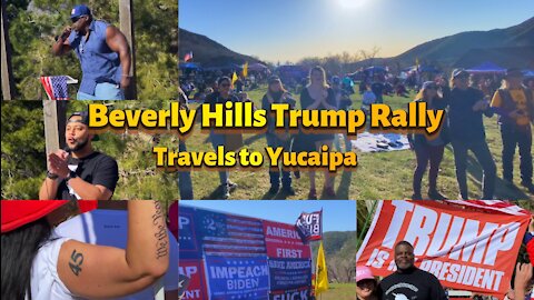 Beverly Hills Trump Rally Travels to Yucaipa