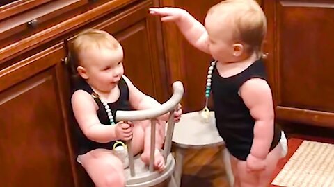 Cute Twin Baby Girls Argue Over | Funny Twin Babies Compilation