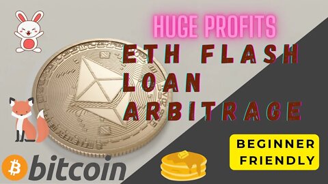 Huge Profits ! ETH Flash Loan Arbitrage Uniswap & Pancakeswap Flashloan ! Beginner friendly