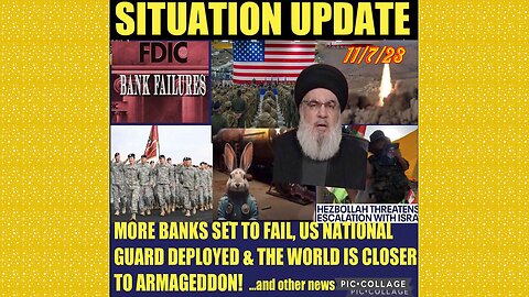 SITUATION UPDATE 11/7/23 - Iran War W/Us, Nuclear Subs, Scare Event=Cgi W/Explosions Non-Nuclear