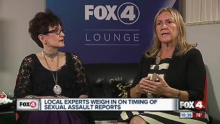 Local experts weigh in on timing of sexual assault reports