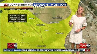 A portion of Kern County is in moderate drought status