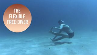 Have you ever seen an underwater contortionist?