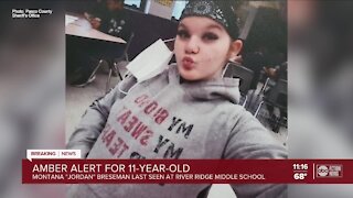 Update on Amber Alert for missing 11-year-old girl