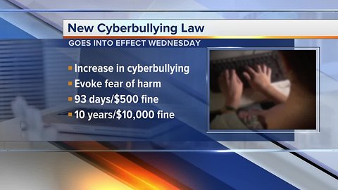 Michigan cyberbulling law to go into effect on Wednesday