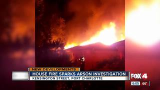 House Fire Sparks Arson Investigation