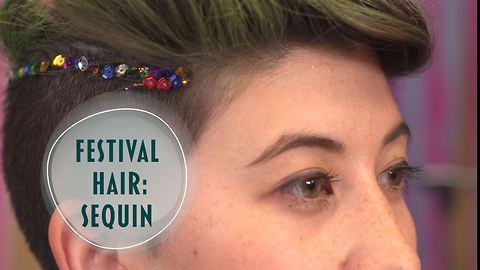 Short hair don't care: festival look for epic undercuts