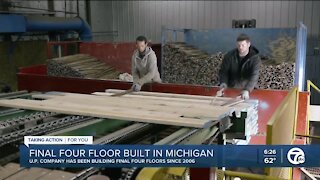 Final Four floor built by Upper Peninsula company