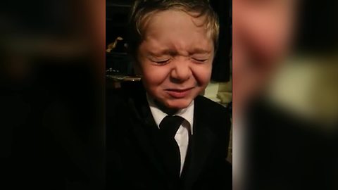 Young Boy Tries A Warhead Candy For The First Time