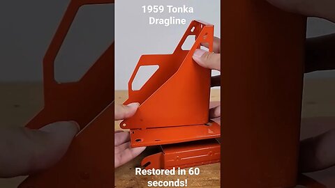 1959 Tonka Dragline restored in 60 seconds!