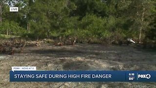 Keep safe during high fire risk conditions