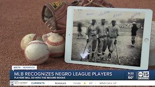 MLB recognizes Negro League players