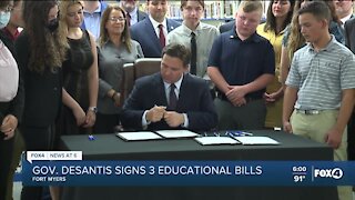 Governor DeSantis signs legislation to promote civics education in America