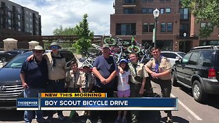 Boy Scout hosting bicycle drive