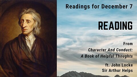 Reading: Day 339 readings from "Character And Conduct" - December 7