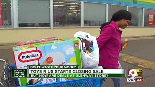 Toys R Us closing sales may not be great deals