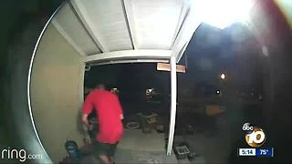 Man caught on camera tampering with family's water