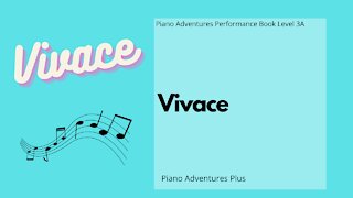 Piano Adventures Performance Book 3A - Vivace