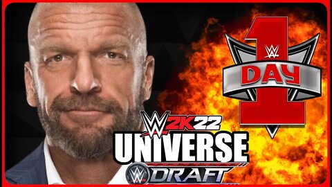 WWE 2k22: Universe - The Draft & Day 1 Pre-Show!