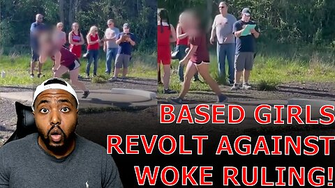 Middle School Girls Track Team Stage Protest Against Trans Athlete After WOKE Judge OVERRULES BAN!