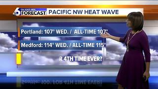 Scorching in SW Idaho this week, record heat to the west