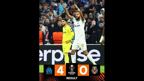 Marseille ( 4 ) Vs Villarreal ( 0 ) - All Goals & Highlights - Europa League - 2024