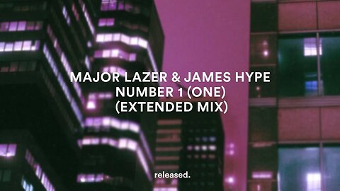 Major Lazer & James Hype - Number 1 (One) (Extended Mix)