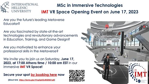 IMT MSc in Immersive Technologies