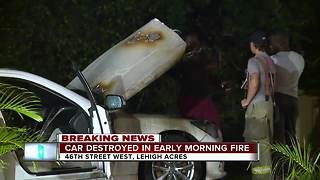 Lehigh Acres fire department investigating car fire