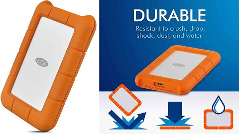 Lacie Rugged 5TB External HDD Harddrive Unboxing & Setup Tutorial