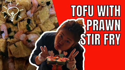 Cooking Tofu with Prawn Stir Fry. Cooking Ideas and Inspiration. Dysha Kitchen. #shorts