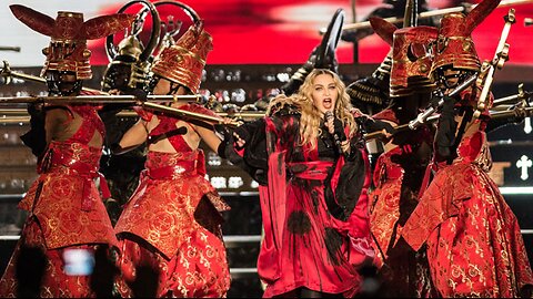 Typical Satanic Madonna Concert Ceremony