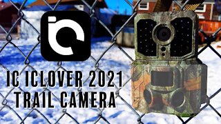 IC ICLOVER 2021 Trail Camera - 24MP | 1080P | Fast Trigger Speed | Full Review | Setup | Samples