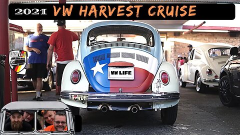 80 Volkswagens on a Texas Size Cruise to Top Notch Hamburgers in Austin TX! The VW Harvest Cruise