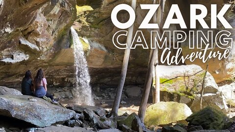 OZARK Dispersed CAMPING | Hidden WATERFALLS