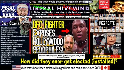 WATCH: UFC Fighter EXPOSES HOLLYWOOD PEDOS! - Calls Out Jimmy Kimmel! (please see description)