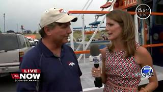 Tailgating with Broncos fans before Home Opener