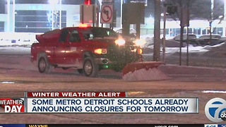 Schools already closing
