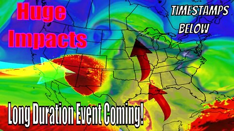 This Will Cause A Long Duration Event & Getting Extreme - The WeatherMan Plus