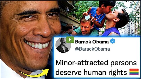 Barack Obama ha affermato che i pedofili 🏳️‍🌈,che vengono chiamate persone attratte dai minori per non offenderli nel linguaggio dem MA UN PEDOFILO RICORDO CHE è SEMPRE UN PEDOFILO CON PROBELMI MENTALI,hanno gli stessi diritti umani degli altri