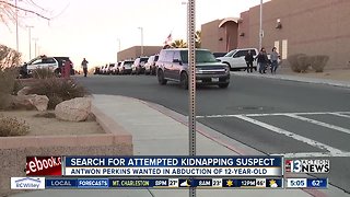 Search for attempted kidnapping suspect