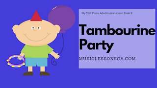 Piano Adventures Lesson Book B - Tambourine Party