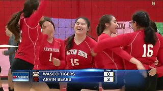 Arvin girls volleyball claims first outright league title
