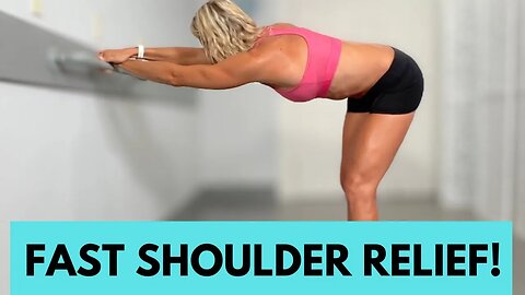 Shoulder Pain Relief Fast- My 3 Exercises
